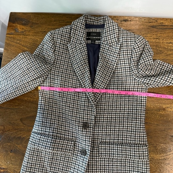J. Crew Somerset Blazer in Houdstooth Check Wool - Picture 5 of 8